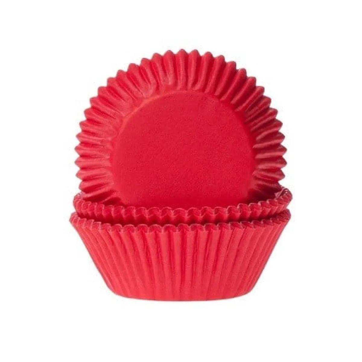 House of Marie Cupcake Vormpjes HoM Dieprood 50x33mm. 50st. New