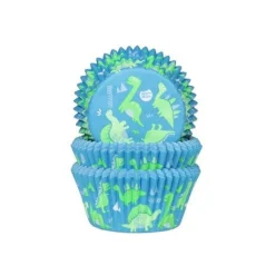 House of Marie Cupcake Vormpjes HoM Dinosaurus 50x33mm. 50st. New