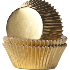 House of Marie Cupcake Vormpjes HoM Folie Goud 51x38mm. 500st. New
