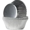 House of Marie Cupcake Vormpjes HoM Folie Zilver 50x38mm. 500st. Hot