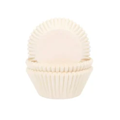 House of Marie Cupcake Vormpjes HoM Ivoor 50x33mm. 50st. New