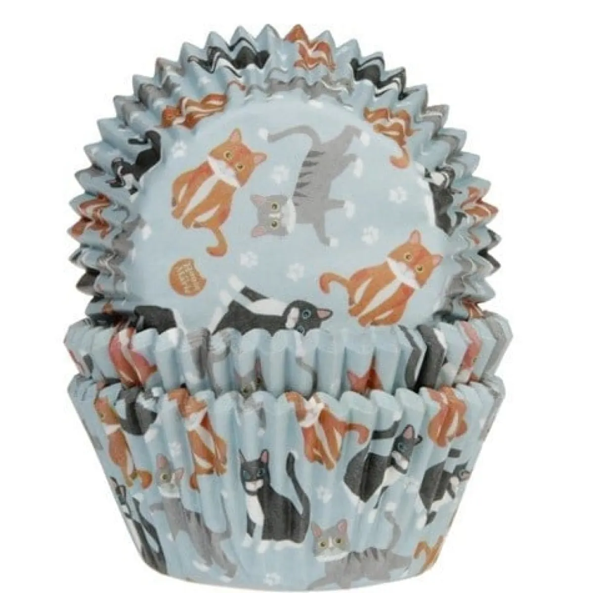 House of Marie Cupcake Vormpjes HoM Katten 50x33mm. 50st. Outlet