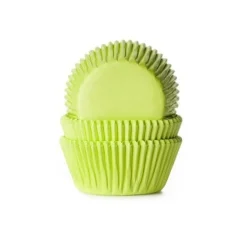 House of Marie Cupcake Vormpjes HoM Lime Groen 50x33mm. 50st. Outlet