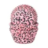 House of Marie Cupcake Vormpjes HoM Luipaard Roze 50x33mm. 50st. Best