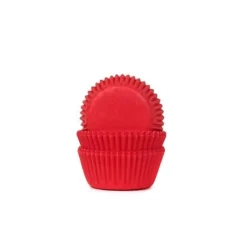 House of Marie Cupcake Vormpjes HoM MINI Dieprood 35x23mm. 60st. Discount