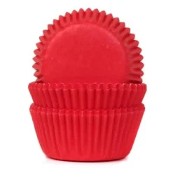 House of Marie Cupcake Vormpjes HoM MINI Dieprood 35x23mm. 500st. New
