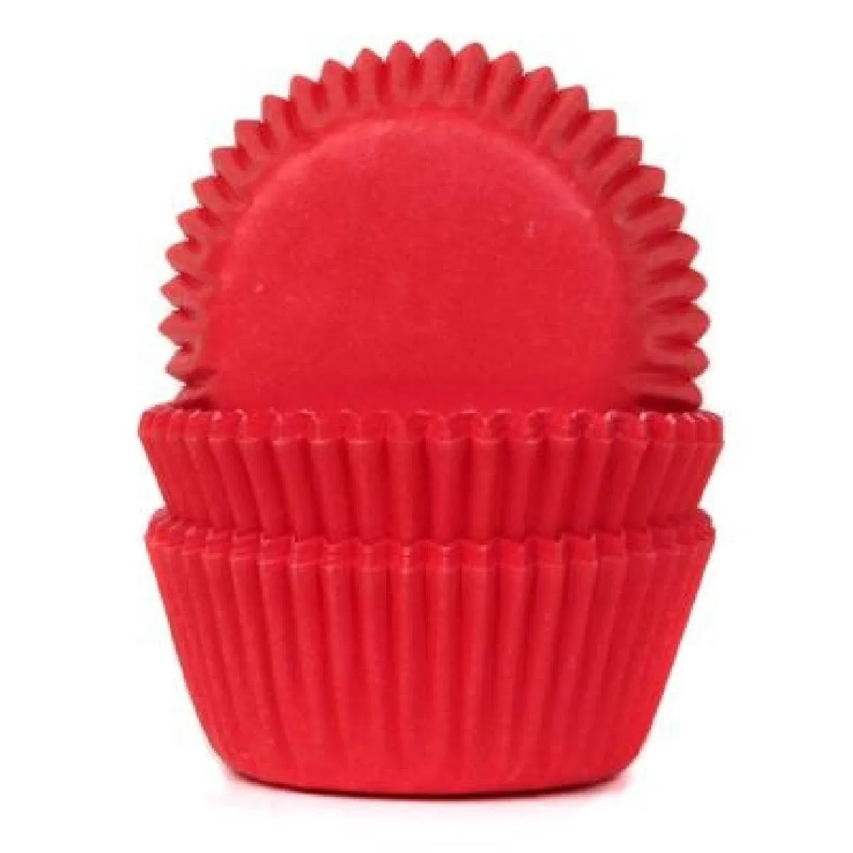House of Marie Cupcake Vormpjes HoM MINI Dieprood 35x23mm. 500st. New