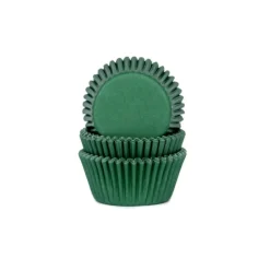 House of Marie Cupcake Vormpjes HoM MINI Donker Groen 35x23mm. 60st. Online