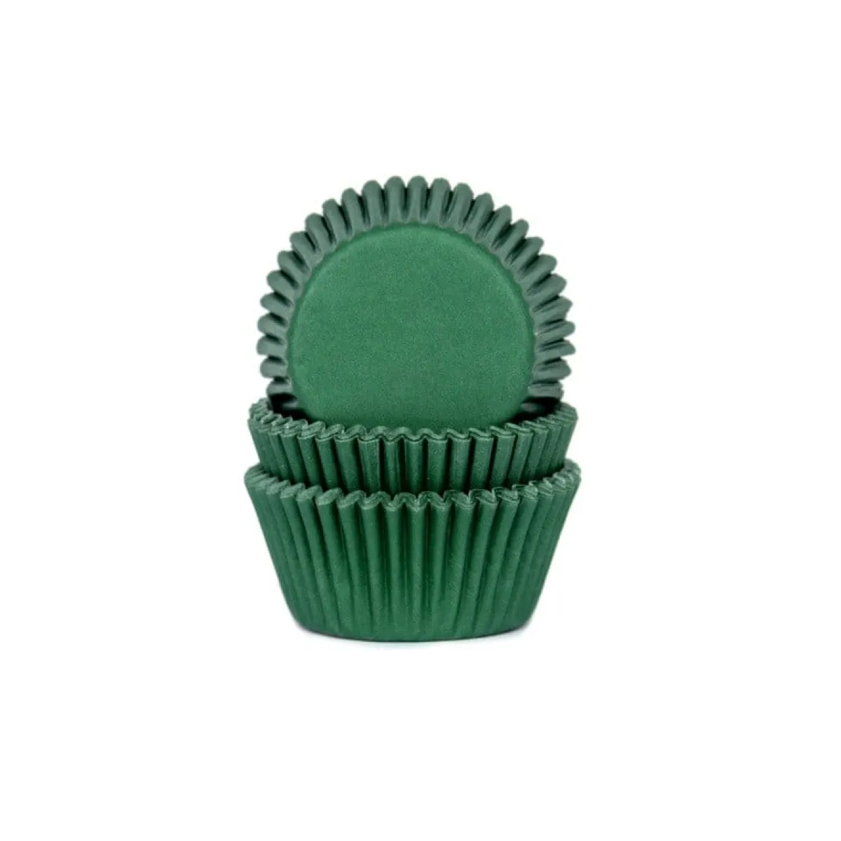 House of Marie Cupcake Vormpjes HoM MINI Donker Groen 35x23mm. 60st. Online