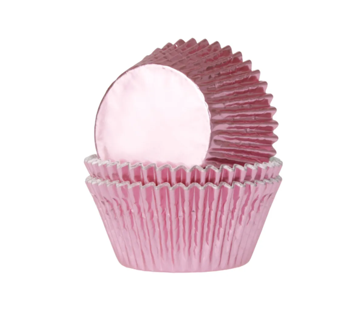 House of Marie Cupcake Vormpjes HoM MINI Folie Baby Roze 33x20mm. 36st. Outlet