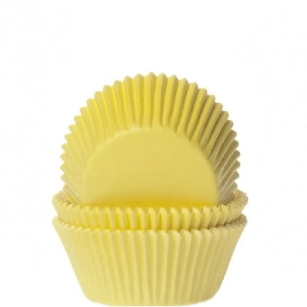 House of Marie Cupcake Vormpjes HoM MINI Geel 35x23mm. 60st. Sale