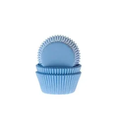 House of Marie Cupcake Vormpjes HoM MINI Licht Blauw 35x23mm. 60 st. Online