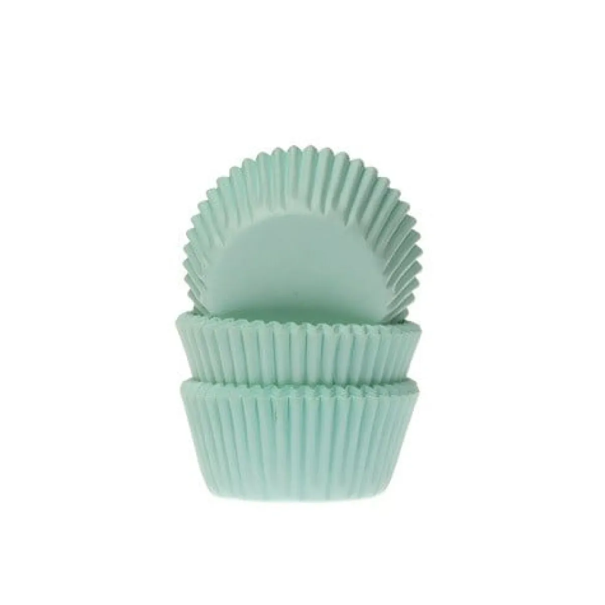 House of Marie Cupcake Vormpjes HoM MINI Mint Groen 35x23mm. 60 st. Best