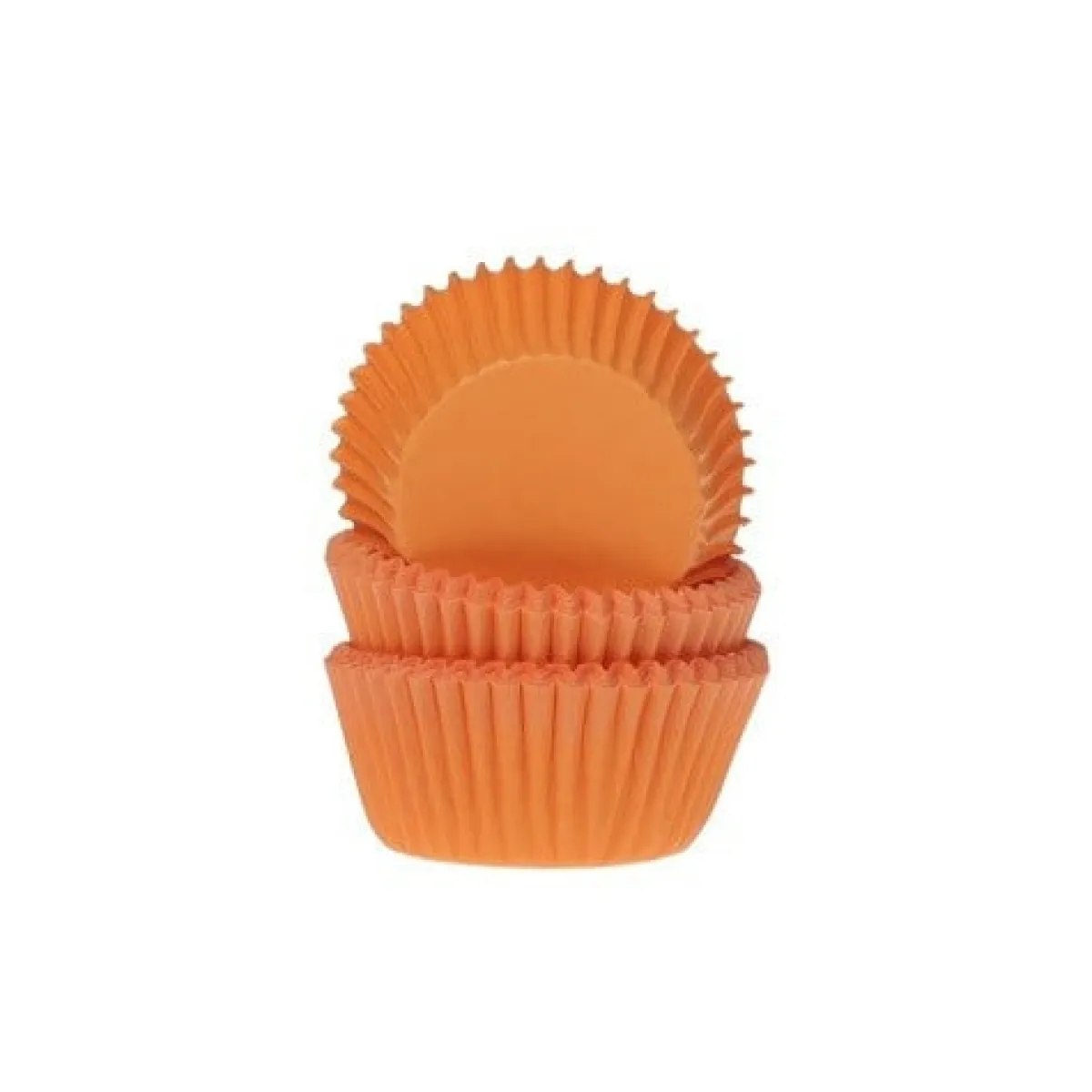 House of Marie Cupcake Vormpjes HoM MINI Oranje 35x23mm. 60st. Clearance