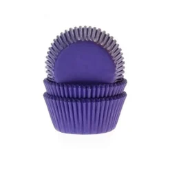 House of Marie Cupcake Vormpjes HoM Paars 50x33mm. 50st. Sale