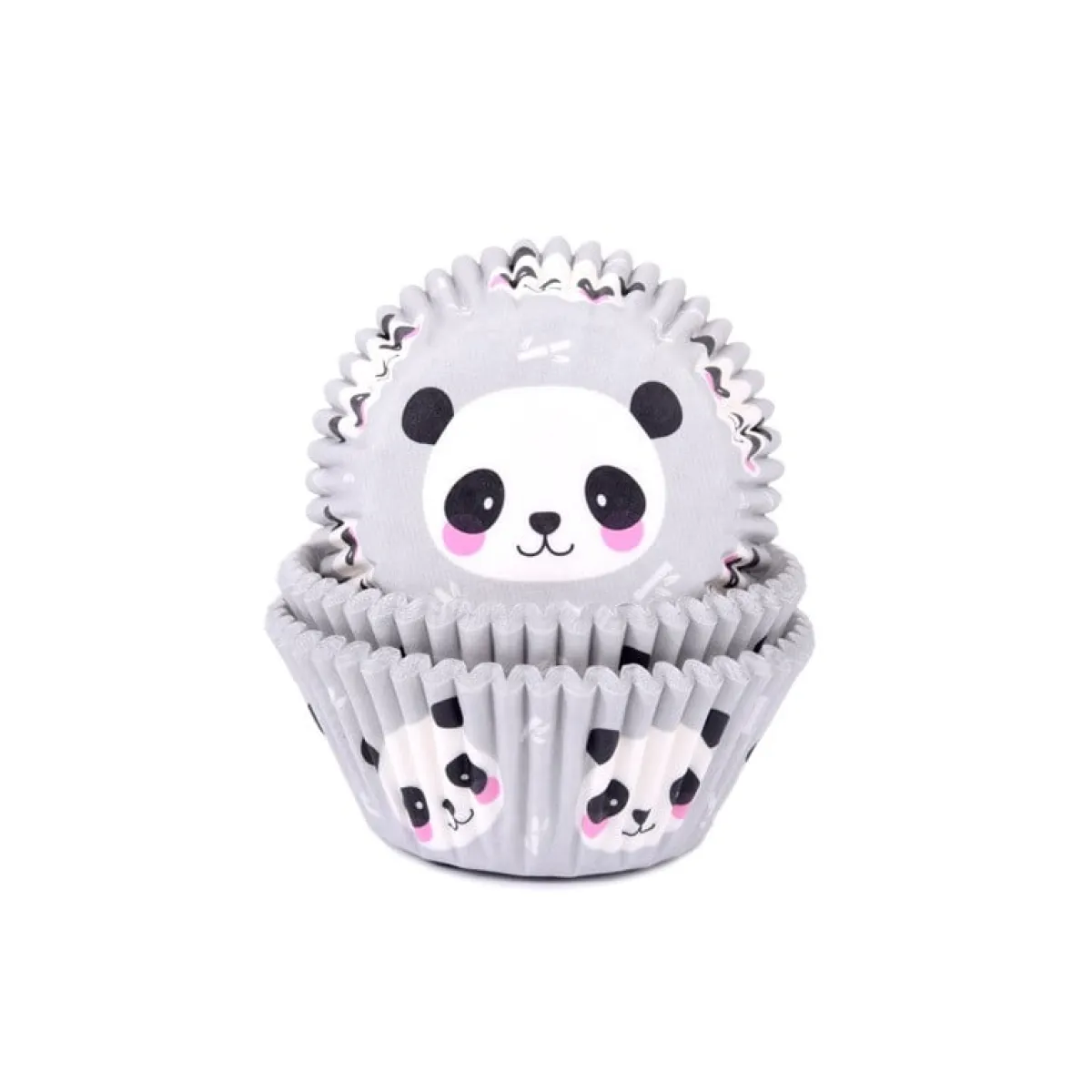 House of Marie Cupcake Vormpjes HoM Panda 50x33mm. 50st. New