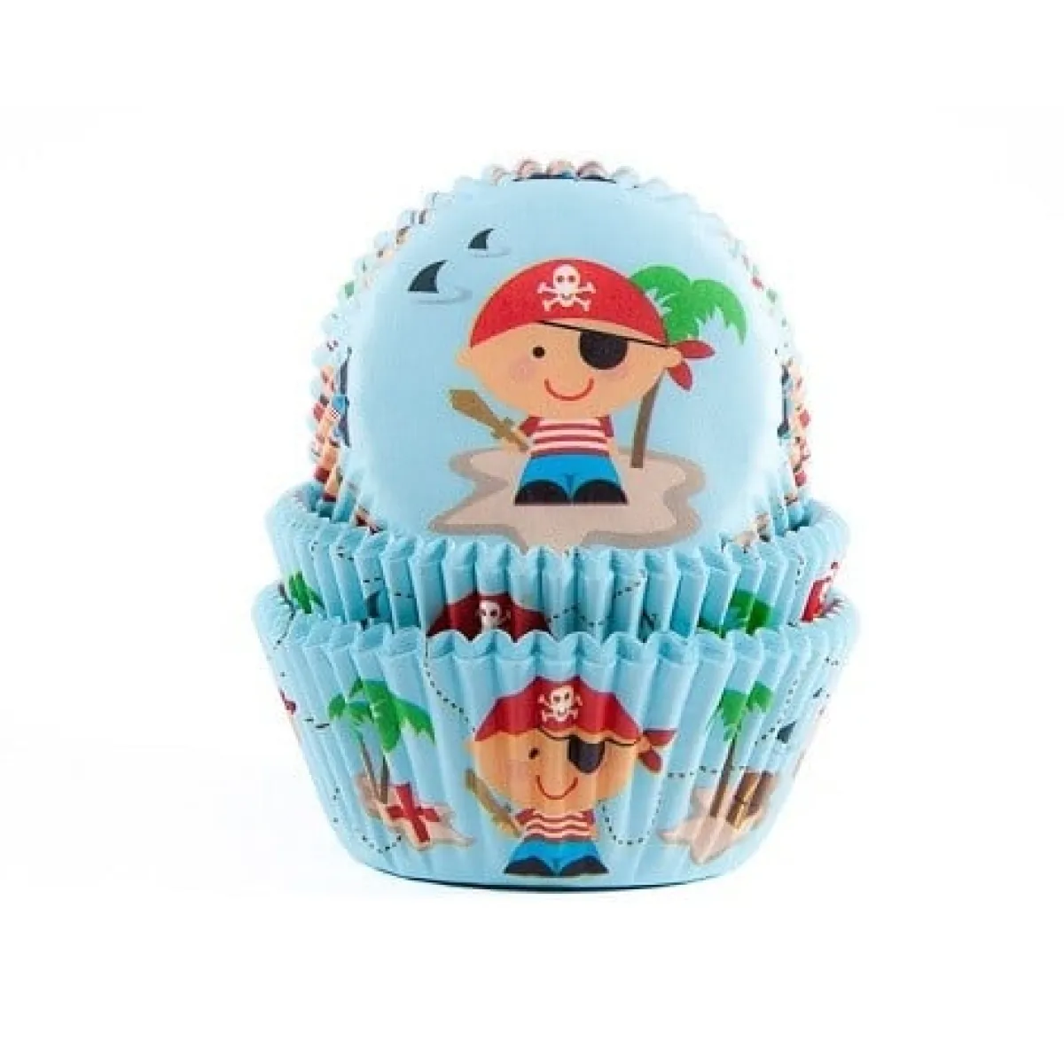 House of Marie Cupcake Vormpjes HoM Piraat 50x33mm. 50st. Discount