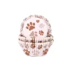 House of Marie Cupcake Vormpjes HoM Pootafdruk Bruin 50x33mm. 50st. Discount