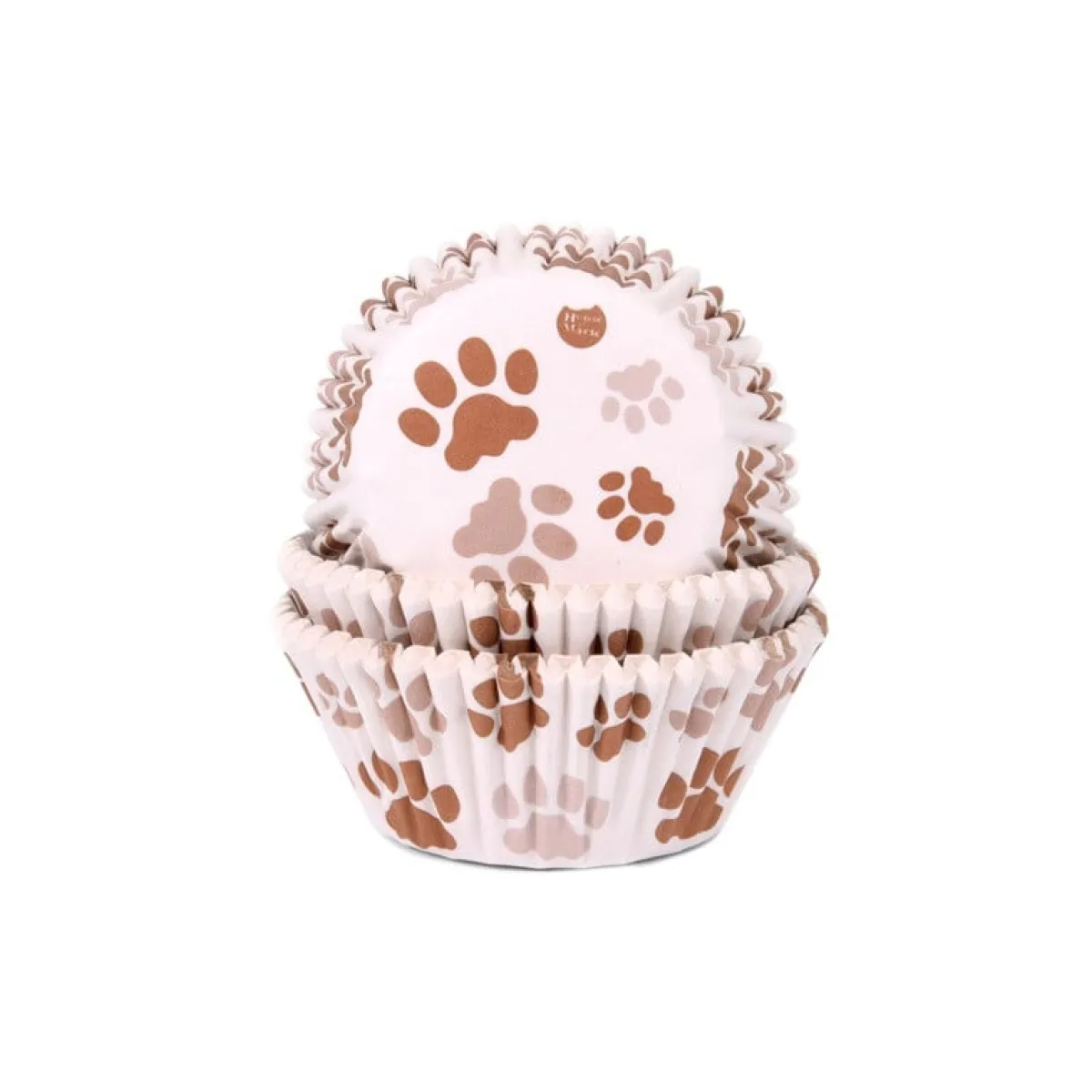 House of Marie Cupcake Vormpjes HoM Pootafdruk Bruin 50x33mm. 50st. Discount