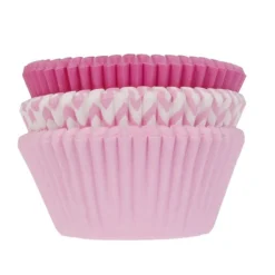 House of Marie Cupcake Vormpjes HoM Roze Assortiment 50x33mm. 75st. Outlet