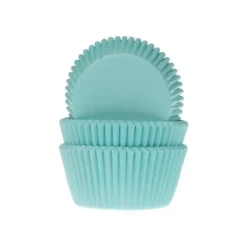 House of Marie Cupcake Vormpjes HoM Turquoise 50x33mm. 50st. Outlet