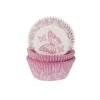 House of Marie Cupcake Vormpjes HoM Vlinder Roze 50x33mm. 50st. Hot