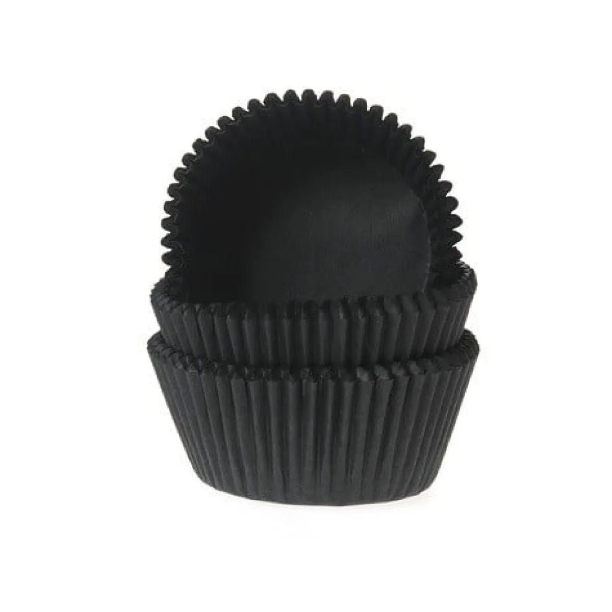 House of Marie Cupcake Vormpjes HoM Zwart 50x33mm. 500st. Clearance