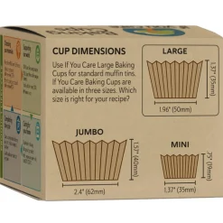 If You Care Cupcake Vormpjes Kraft Ongebleekt 50x35mm 240st. Best
