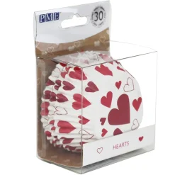 PME Cupcake Vormpjes Hartjes 30 stuks Clearance