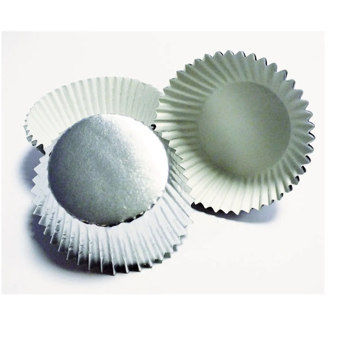 PME Cupcake Vormpjes MINI Zilver 45 stuks Sale