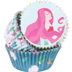 PME Cupcake Vormpjes Zeemeermin 60 stuks