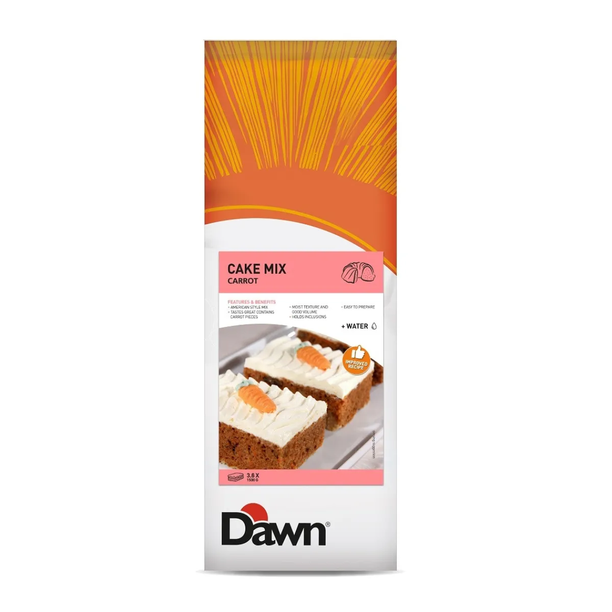 Dawn Carrot Cake mix 3,5kg New