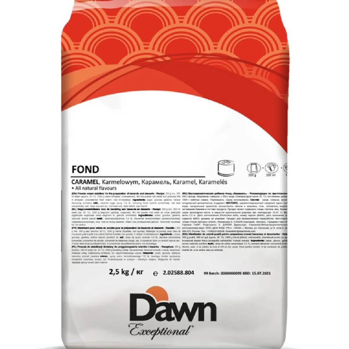 Dawn Fond Caramel Bavarois 2,5kg Best
