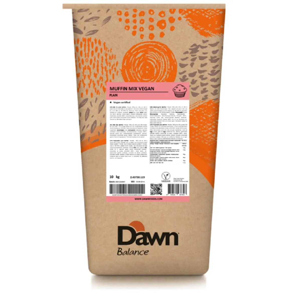 Dawn Vegan Muffin mix 10kg Outlet