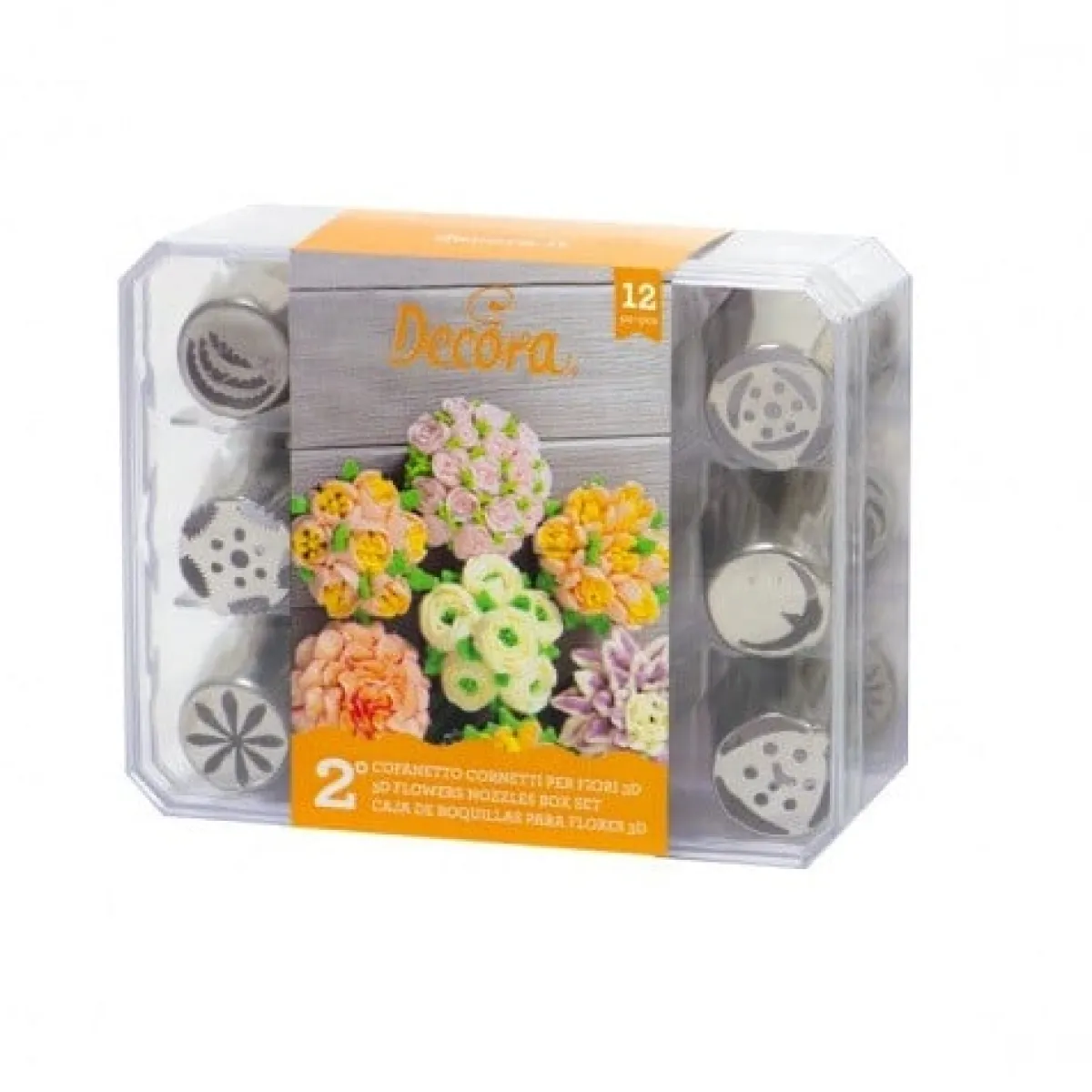 Decora Botercrème Spuitmondjes Set #2 12 stuks Sale