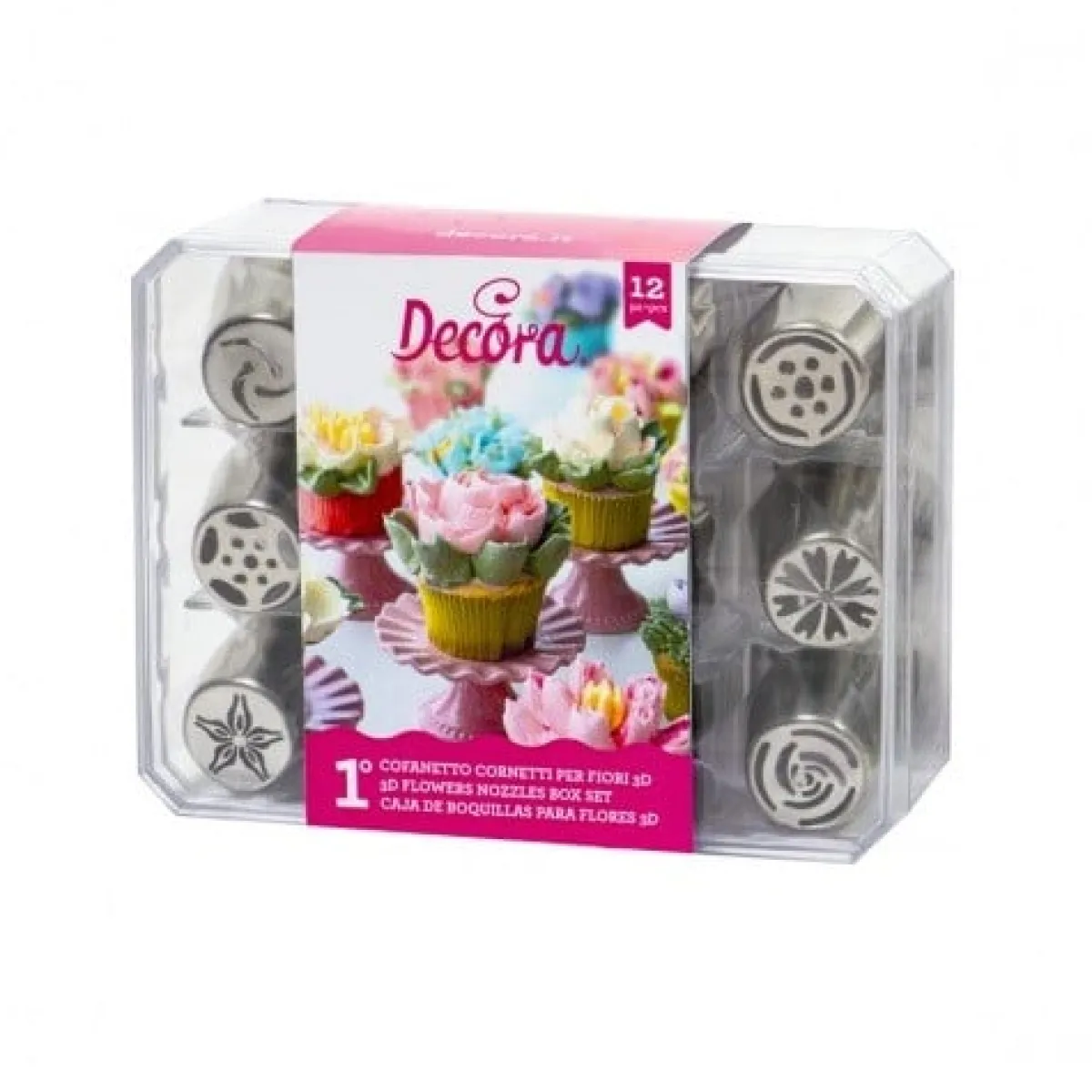 Decora Botercrème Spuitmondjes Set #1 12 stuks Discount