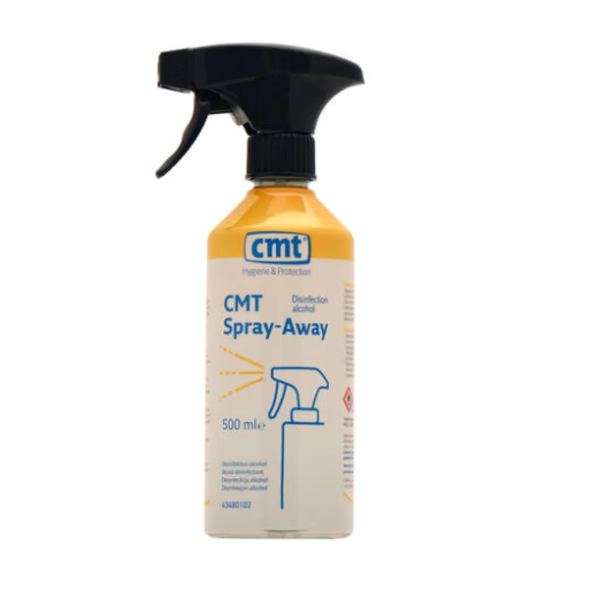 CMT Desinfect Spray-Away desinfecterende vloeistof 500cc Outlet
