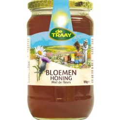 De Traay Bloemenhoning 900g Hot