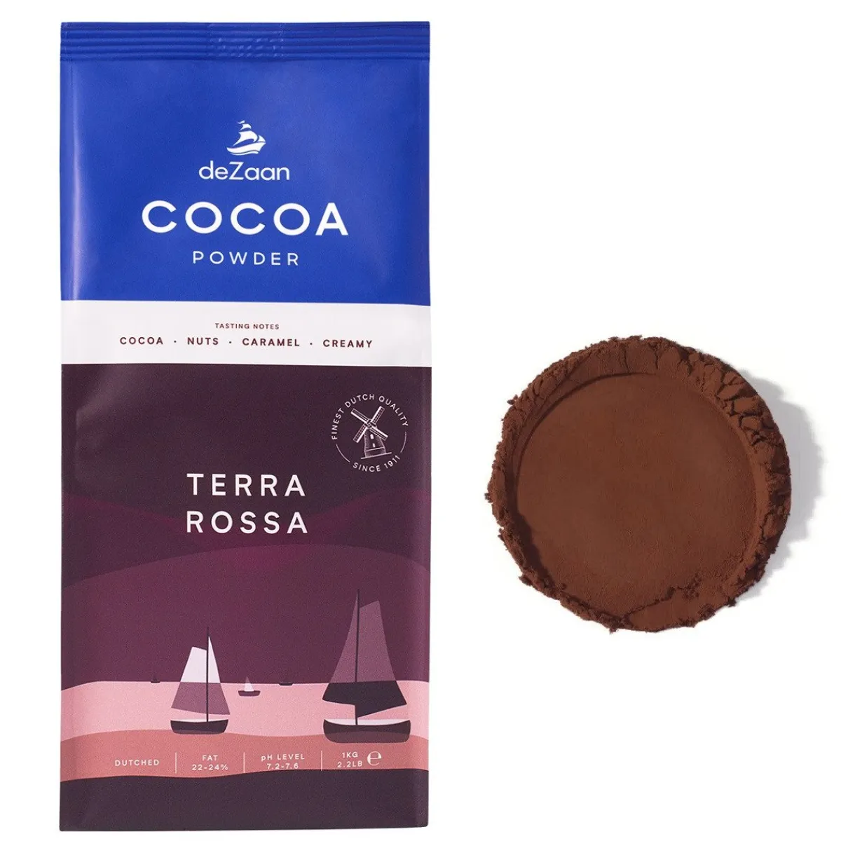 De Zaan deZaan Cacaopoeder Terra Rossa 5kg** Outlet