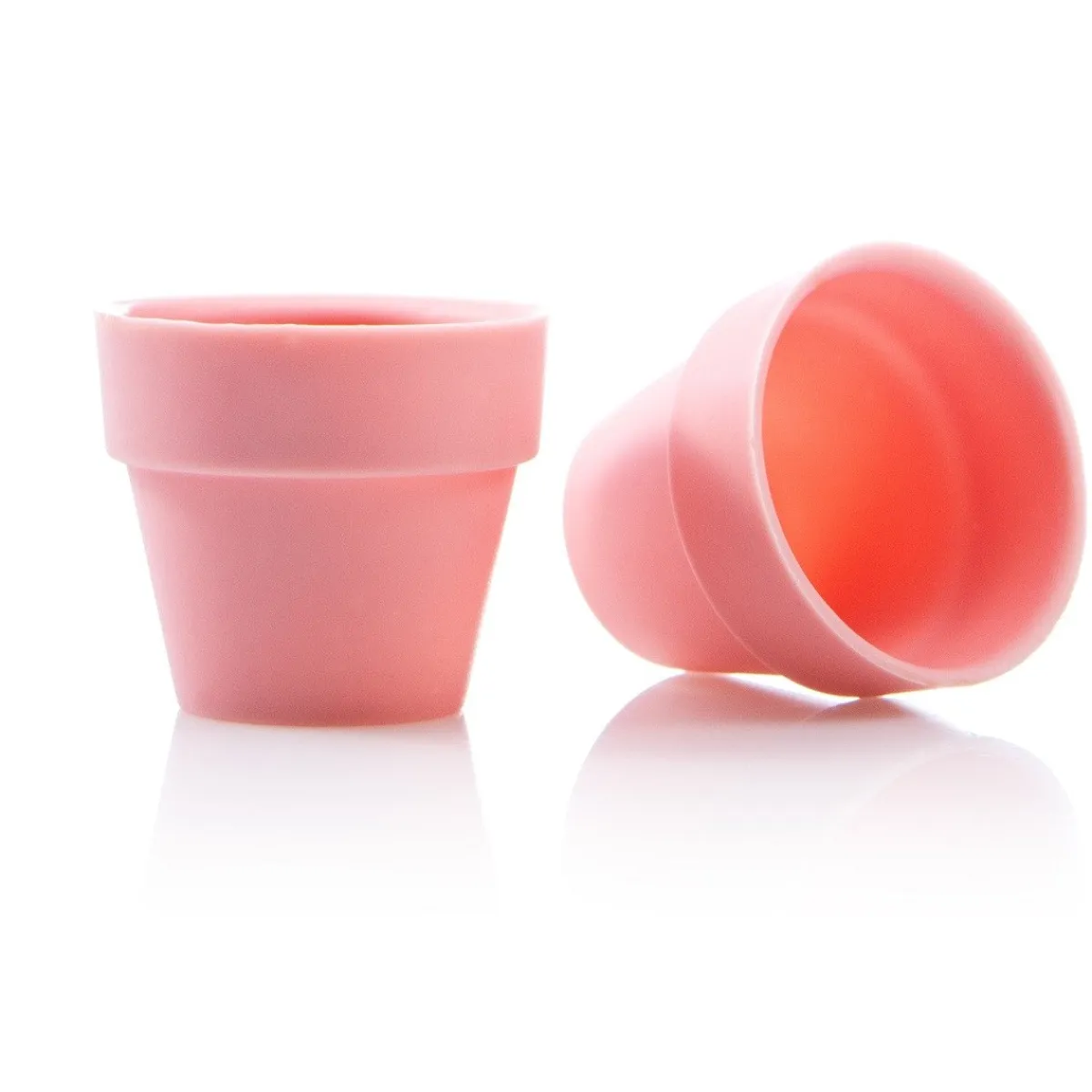 Dobla Chocoladedecoratie Bloempot Large Roze (28 stuks) Clearance