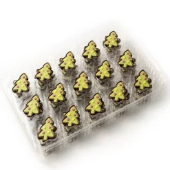 Dobla Chocoladedecoratie Cartoon Kerst Assortiment (90st) New