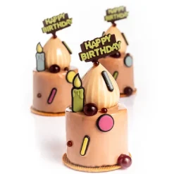 Dobla Chocoladedecoratie Happy Birthday (150 stuks) Best