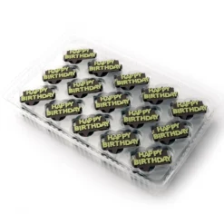 Dobla Chocoladedecoratie Happy Birthday (150 stuks) Best