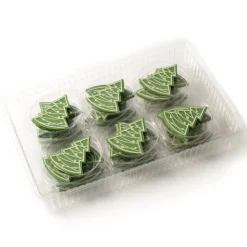 Dobla Chocoladedecoratie Kerstboom Groen (72 stuks) Discount