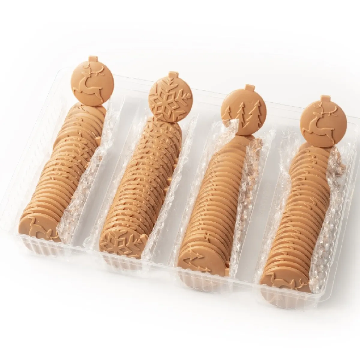 Dobla Chocoladedecoratie Kerstbal Assortiment (92 stuks) New