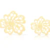 Dobla Chocoladedecoratie Lace Bloemen Wit (96 stuks) Best