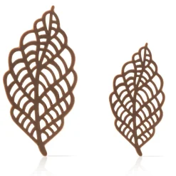 Dobla Chocoladedecoratie Lace Blaadjes Assortiment (144st) New