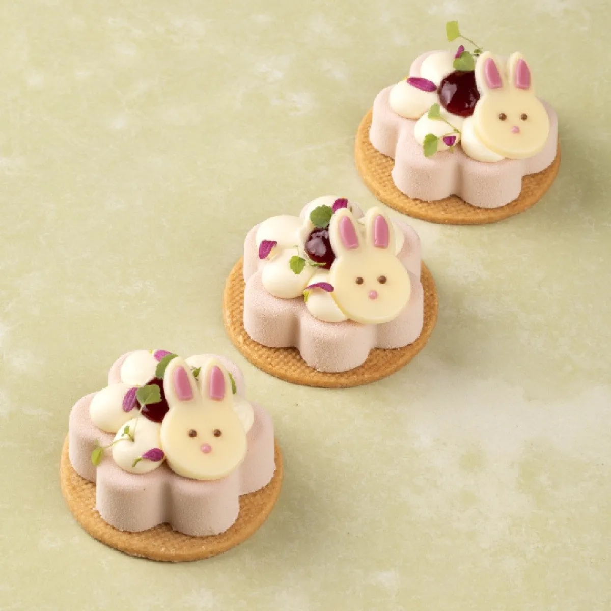 Dobla Chocoladedecoratie Paashaas Wit (90 stuks) Best
