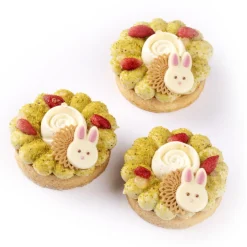 Dobla Chocoladedecoratie Paashaas Wit (90 stuks) Best
