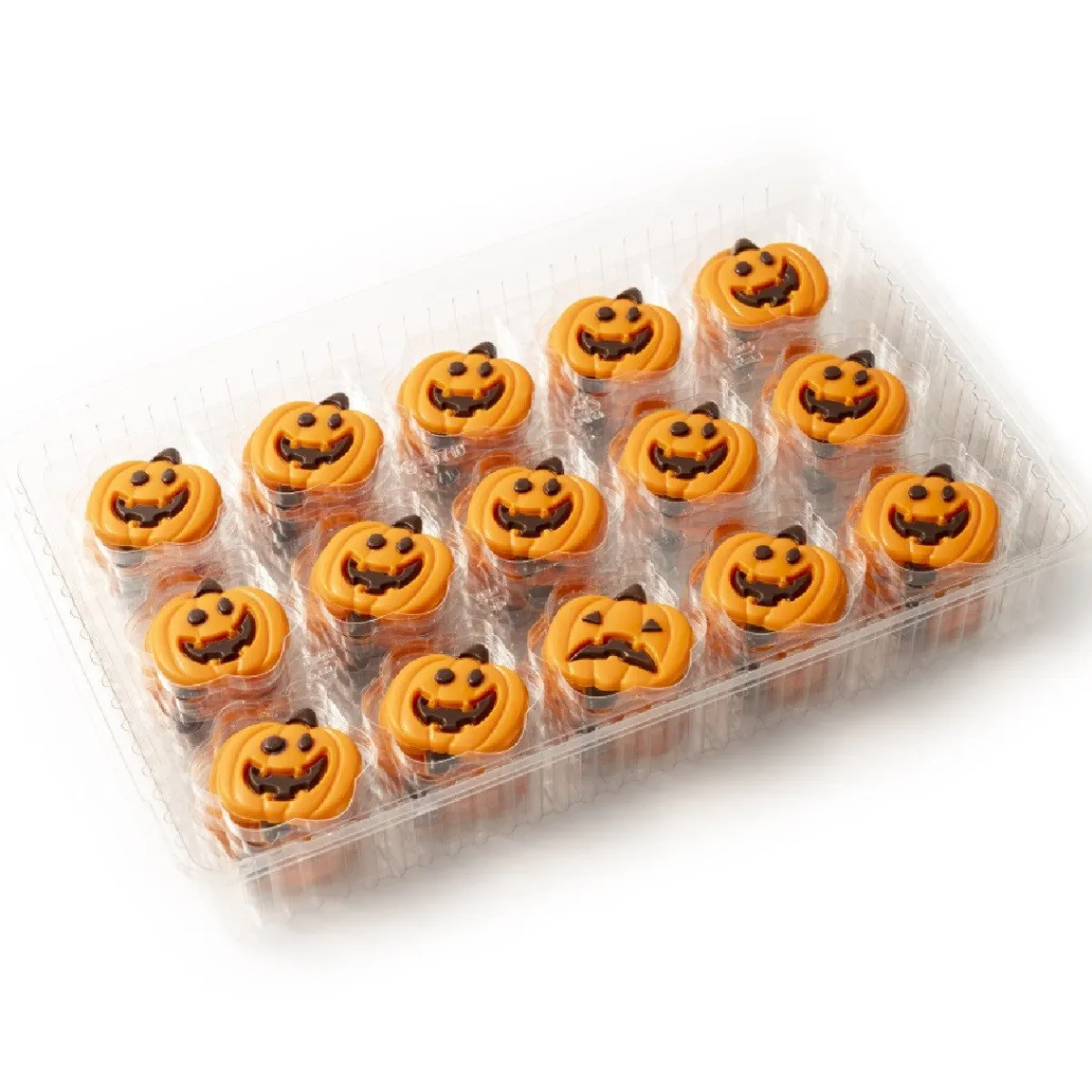 Dobla Chocoladedecoratie Pompoen Gezichten (90 stuks) Clearance
